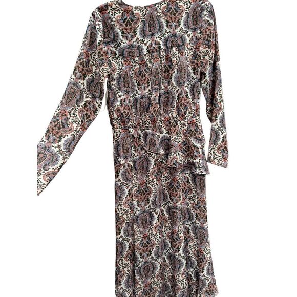 Veronica Beard Sazan Paisley Handkerchief Hem Mini Dress - Size 8 - New - Picture 4 of 4